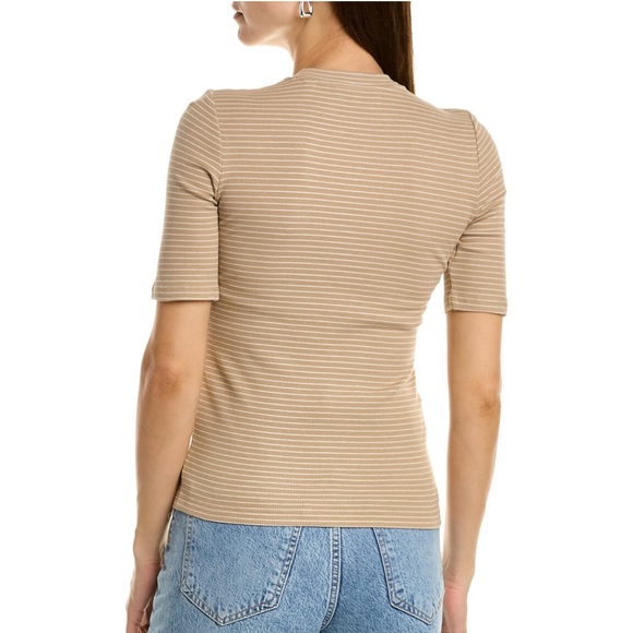 Vince Ribbed Tee - Picture 3 of 6